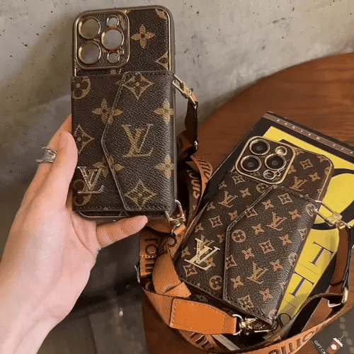 2025 Nieuwe klassieke luxe kaarthouder telefoonhoesje 💎📱09