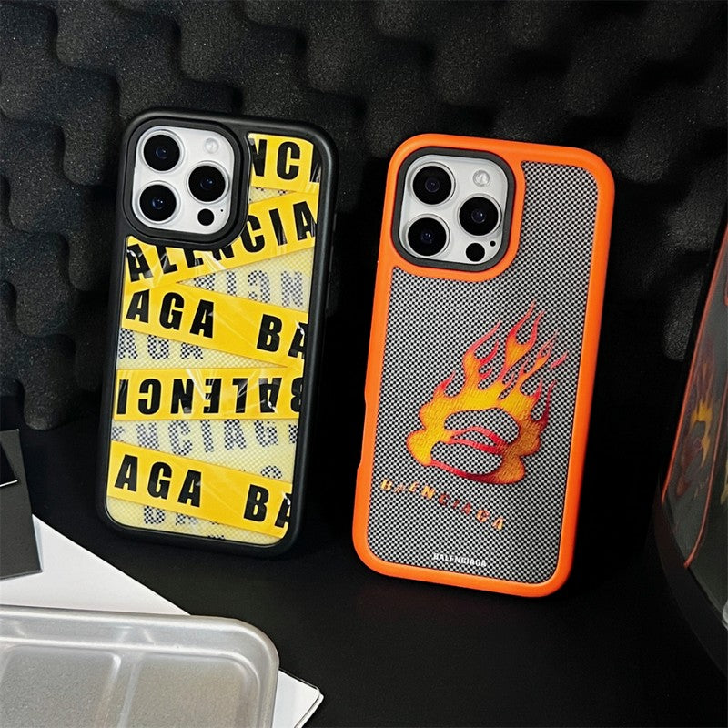 BB Amarelo & Capa vermelha para iPhone