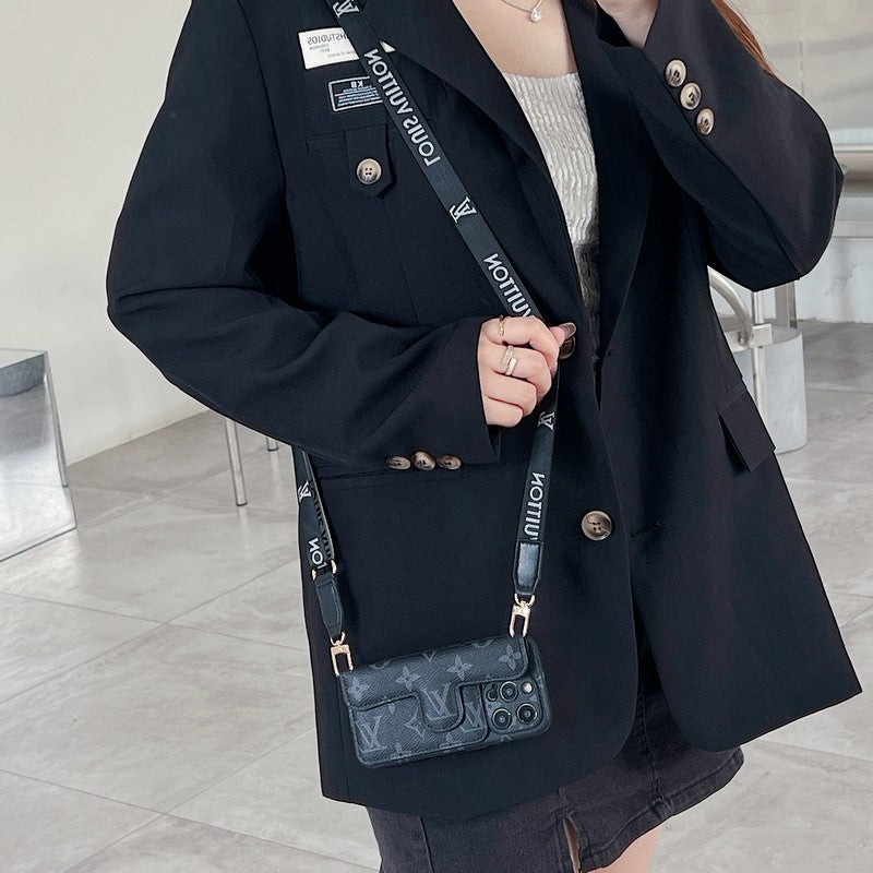 Lou sidekortholder CrossBody iPhone -saken