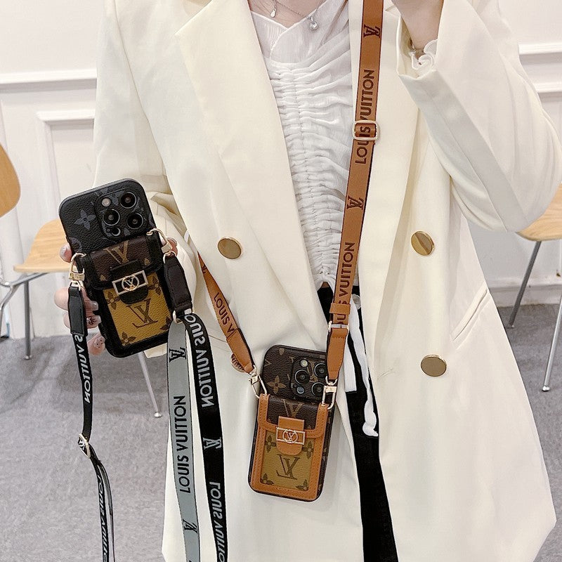 Lou Card Holder Crossbody iPhone -saken