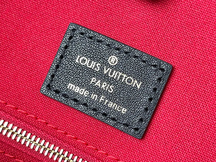 Luxe Monogram Leather Tote Bag