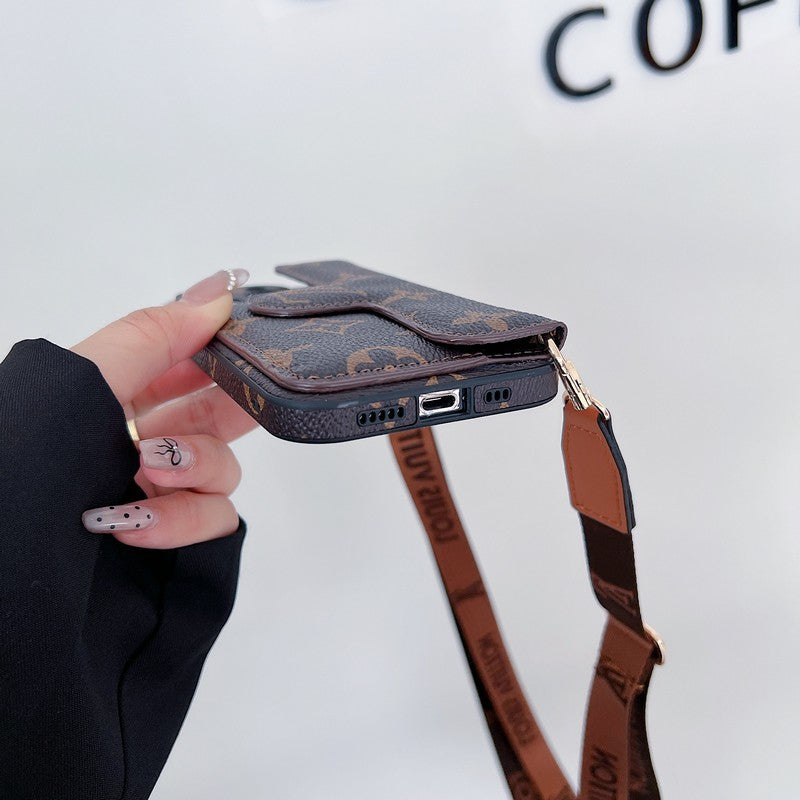 Lou sidekortholder CrossBody iPhone -saken