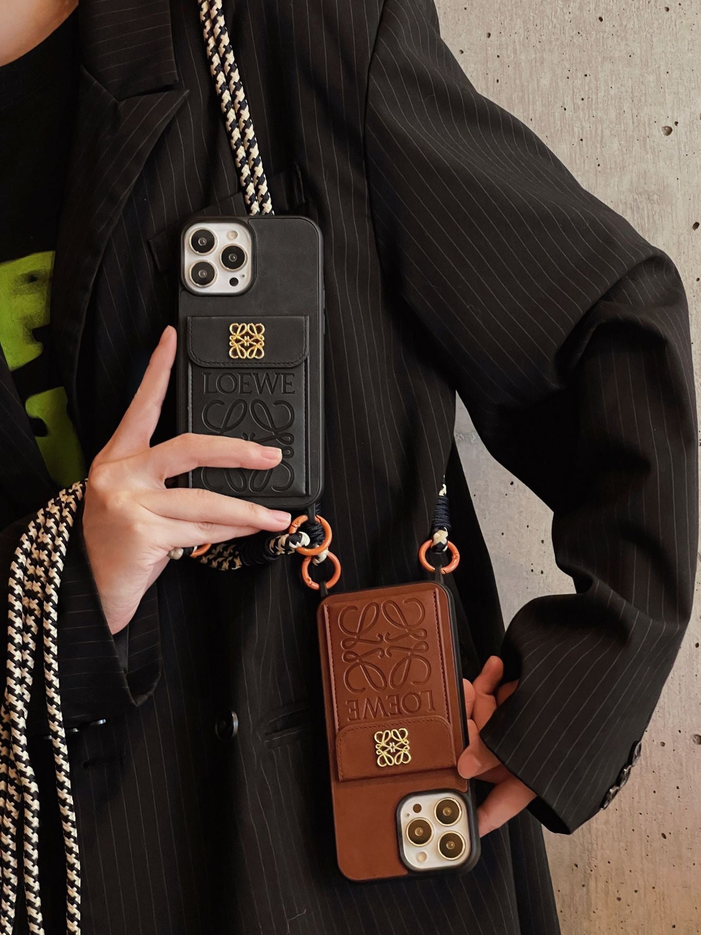 LOE Card Holder Leather iPhone -veske