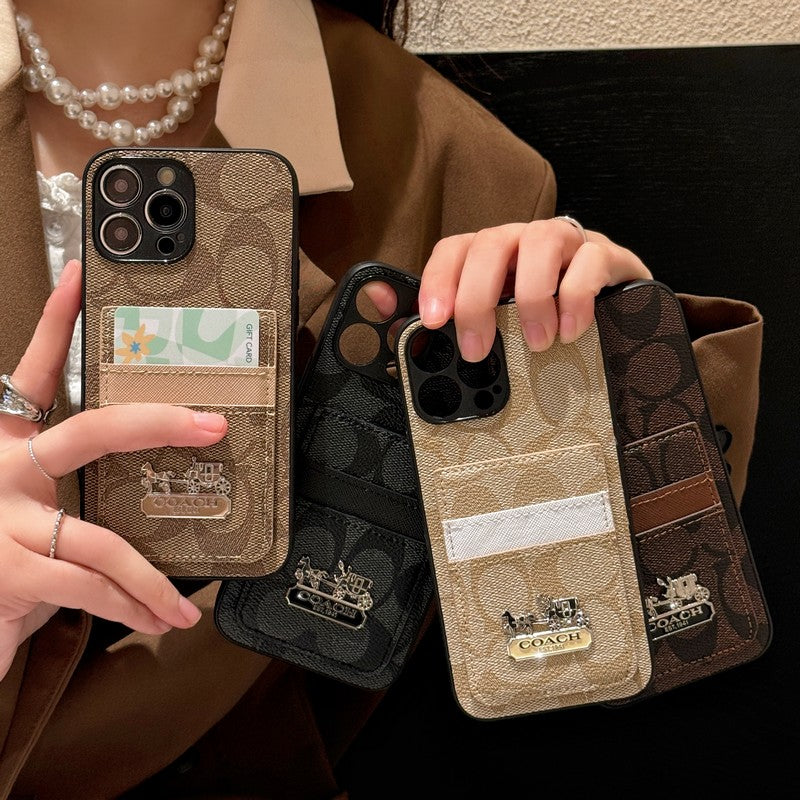 COA Card Bag Leather iPhone Case