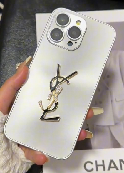 Y-S-L Shine x Mono iPhone Case With Chain