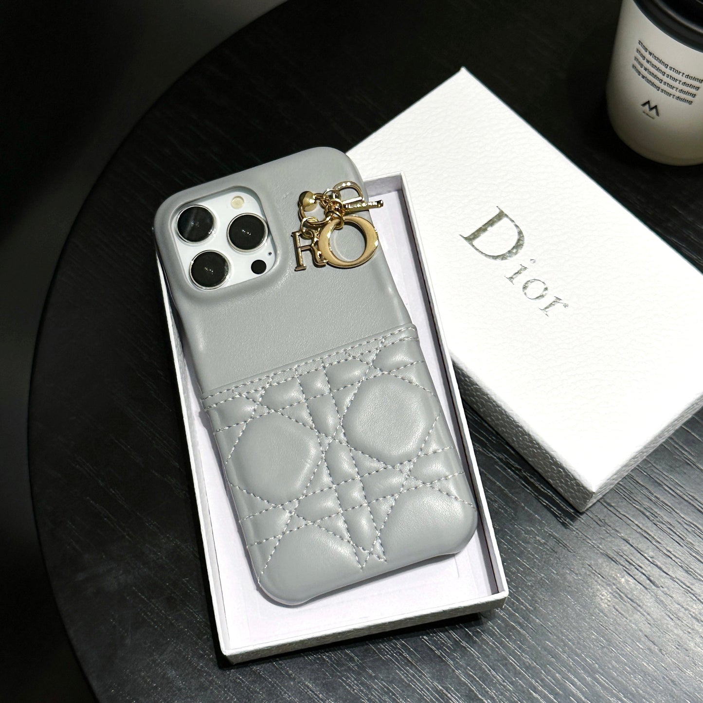 Cd lederen iPhone -hoesje