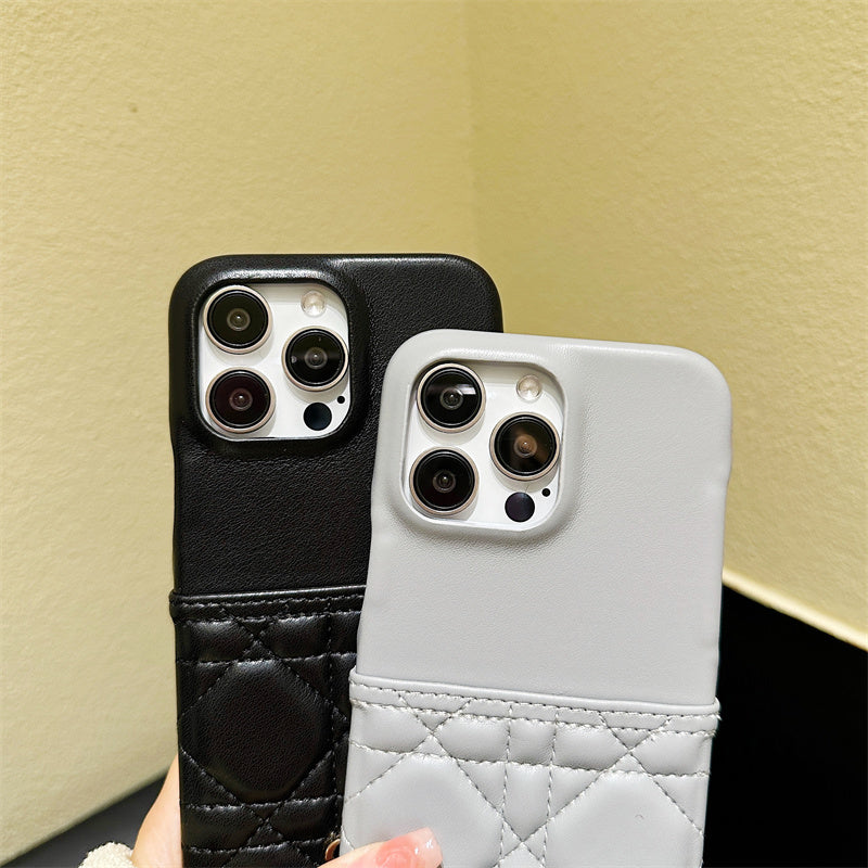 Cd lederen iPhone -hoesje