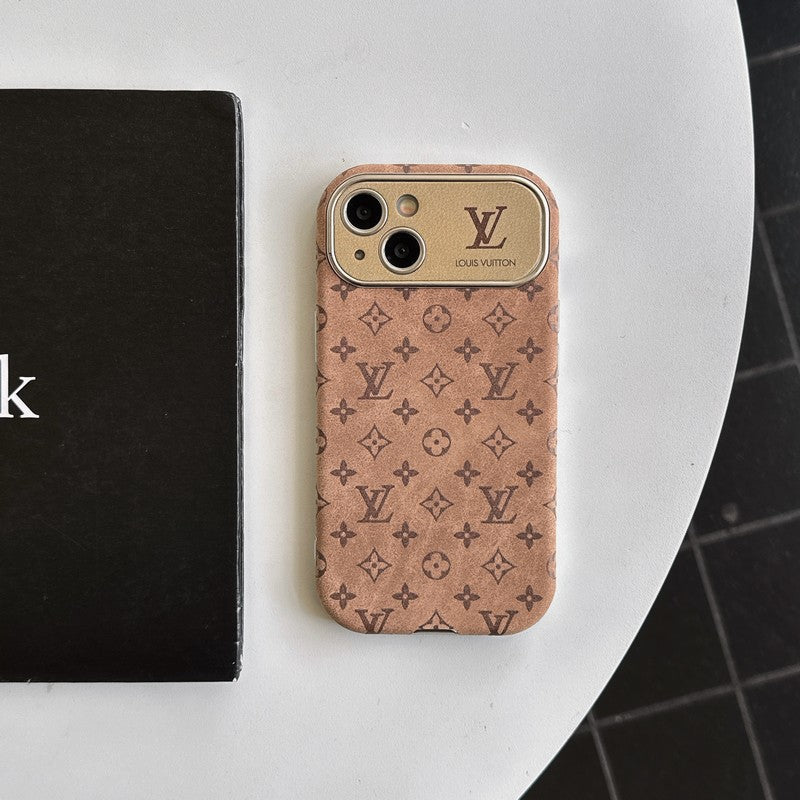 Lou Brown & Svart klassisk iPhone-deksel i skinn