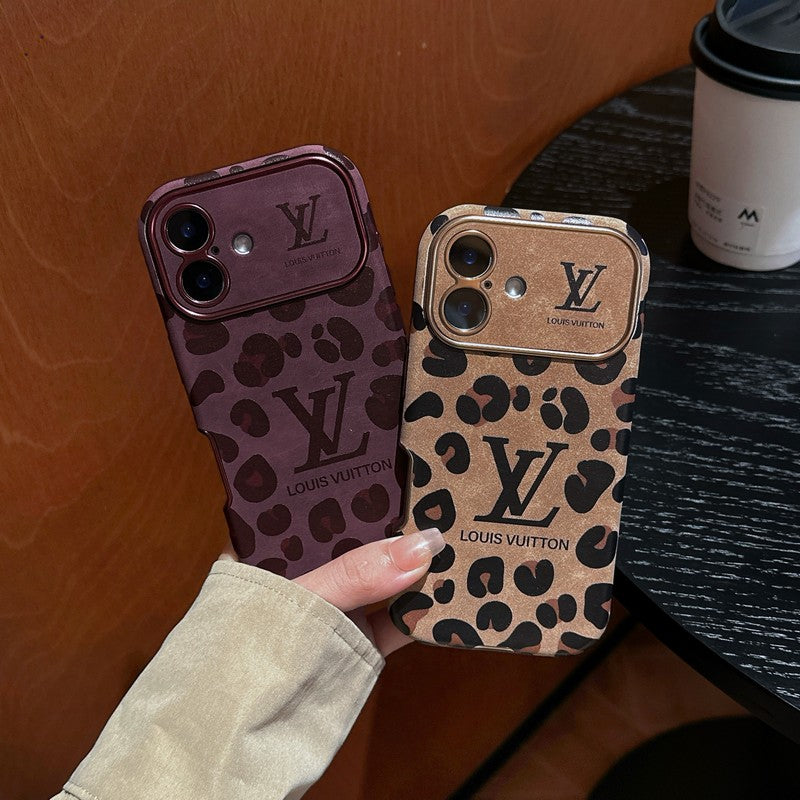 Lou Brown & Lilla farget skinndeksel til iPhone