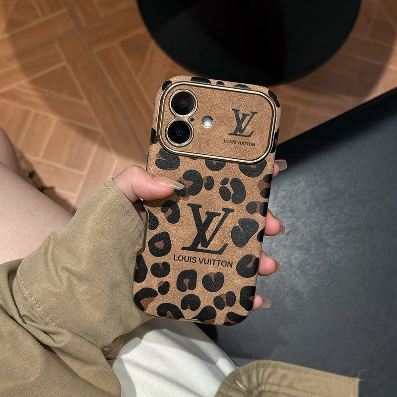 Lou Brown & Lilla farget skinndeksel til iPhone