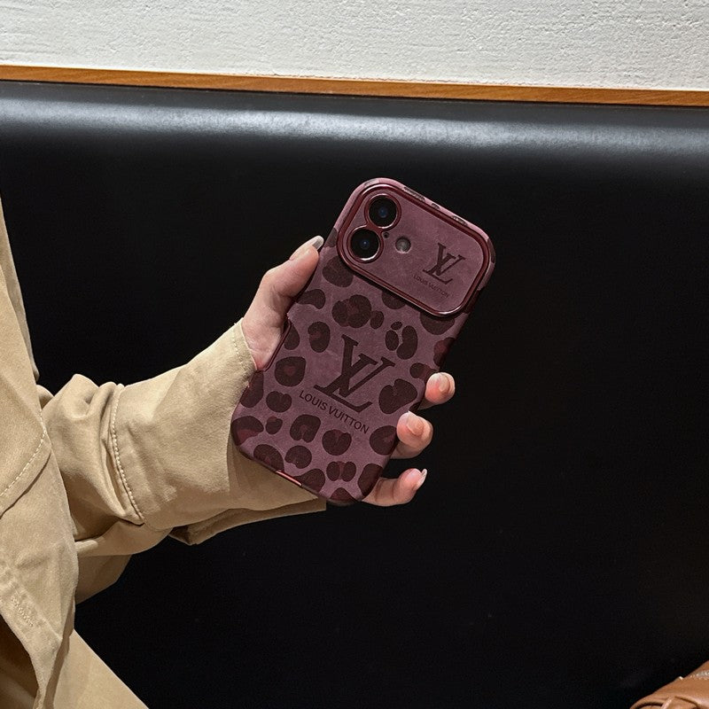 Lou Brown & Lilla farget skinndeksel til iPhone
