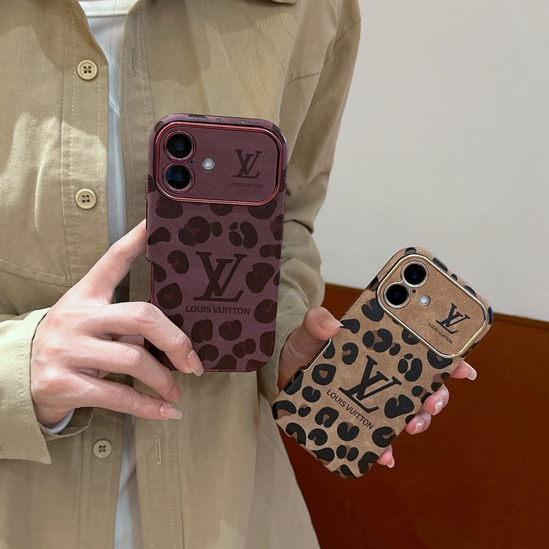 Lou Brown & Lilla farget skinndeksel til iPhone