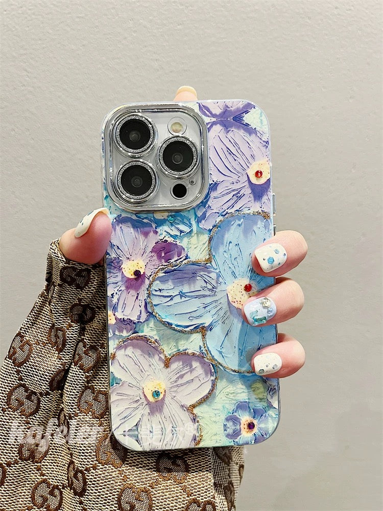 Blomst iPhone -veske