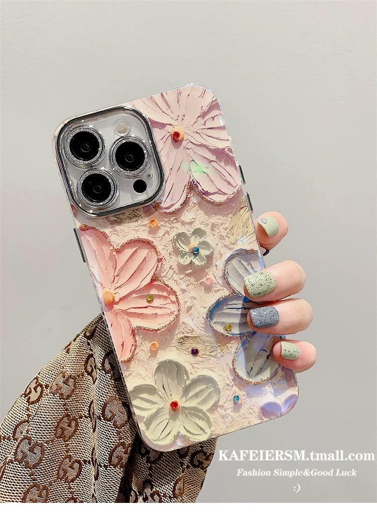 Blomst iPhone -veske