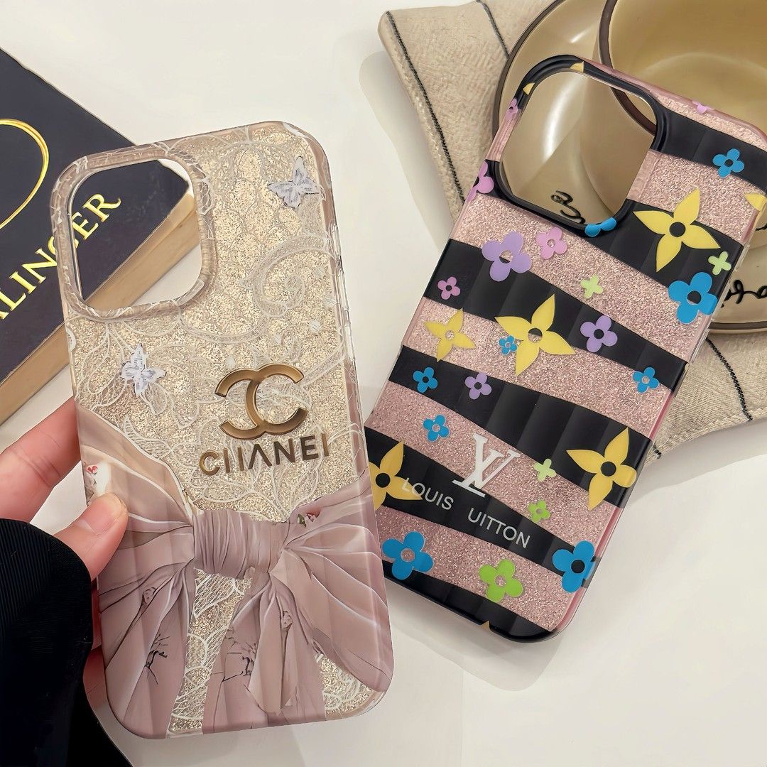 Chique Elegance: Luxury Pearl-verstrikt iPhone-hoes