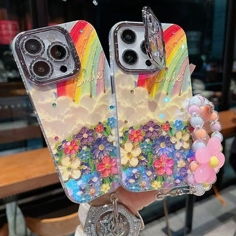 Blomst iPhone -veske