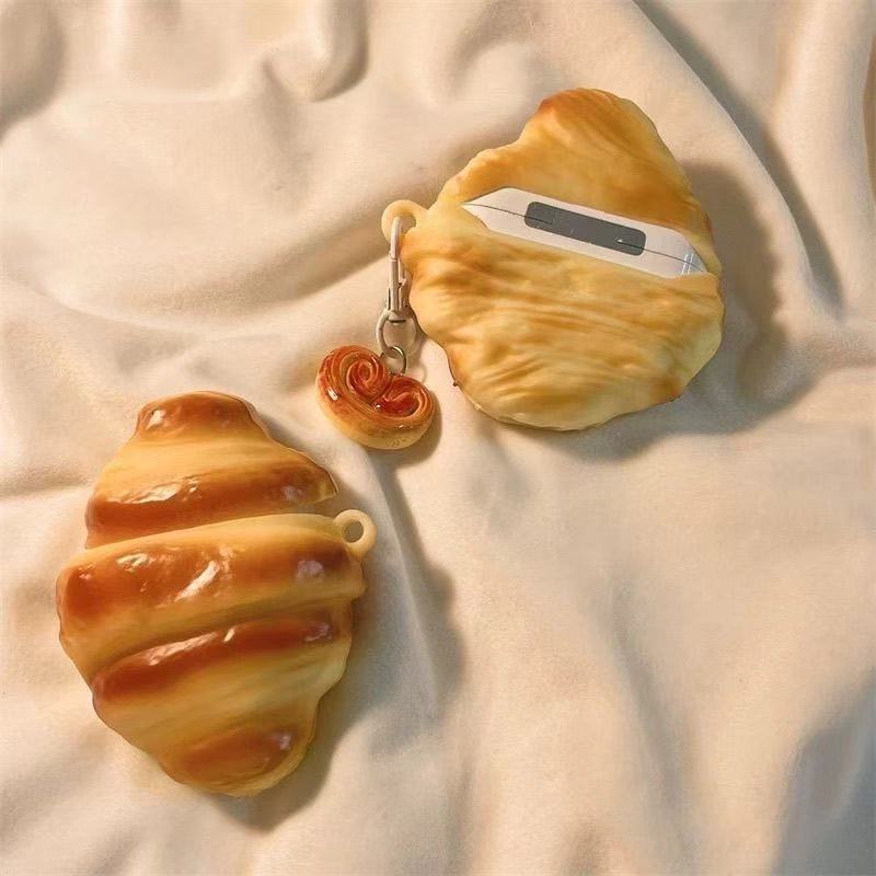 Sabor de leite divertido silicone 3d vaca chifre de pão foneão de ouvido