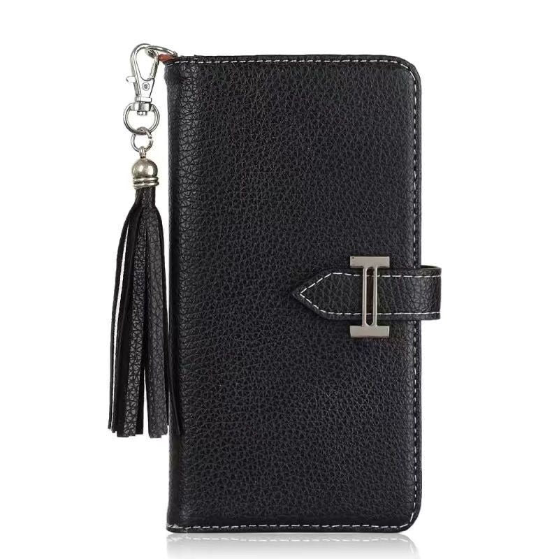 Chic spenne skinn iPhone -veske | Premium rullesteins tekstur, daglig stemningsforsterker