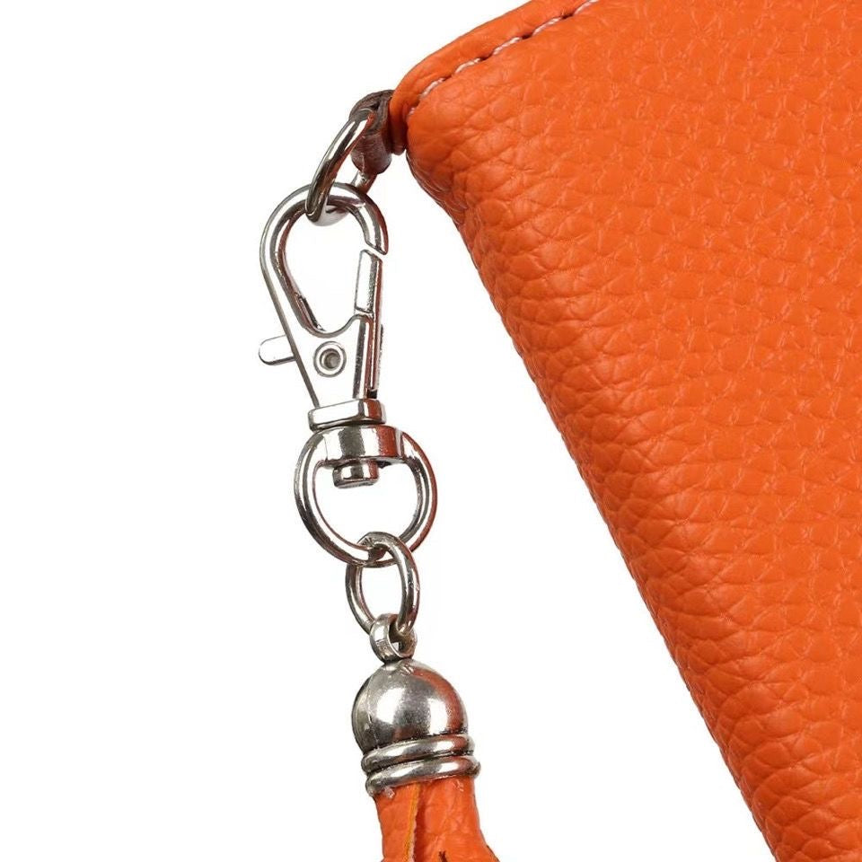 Chic spenne skinn iPhone -veske | Premium rullesteins tekstur, daglig stemningsforsterker