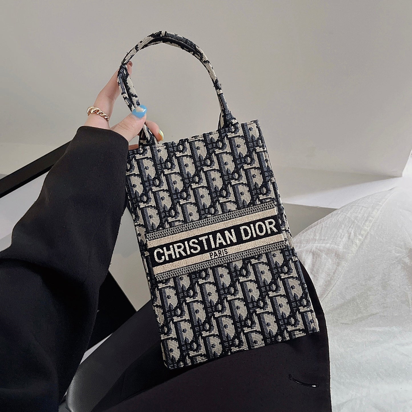Klassieke draagtas met crossbody -band