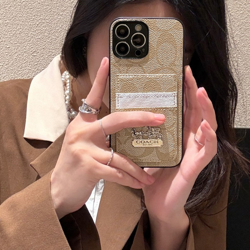 COA Card Bag Leather iPhone Case