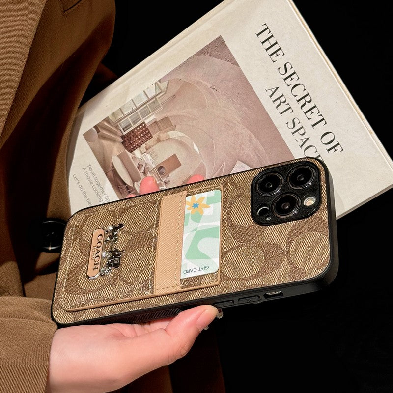 COA Card Bag Leather iPhone Case