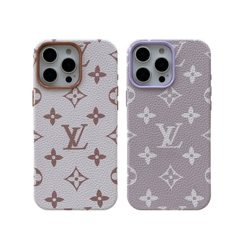 Lou leður iPhone mál