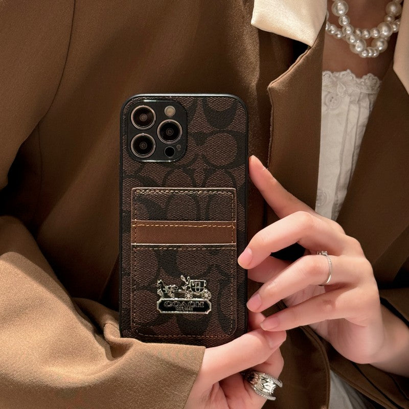 COA Card Bag Leather iPhone Case