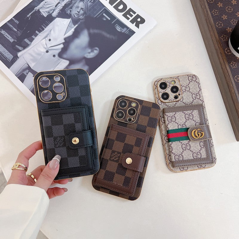Lou Classic Color Card Bag iPhone -hoesje