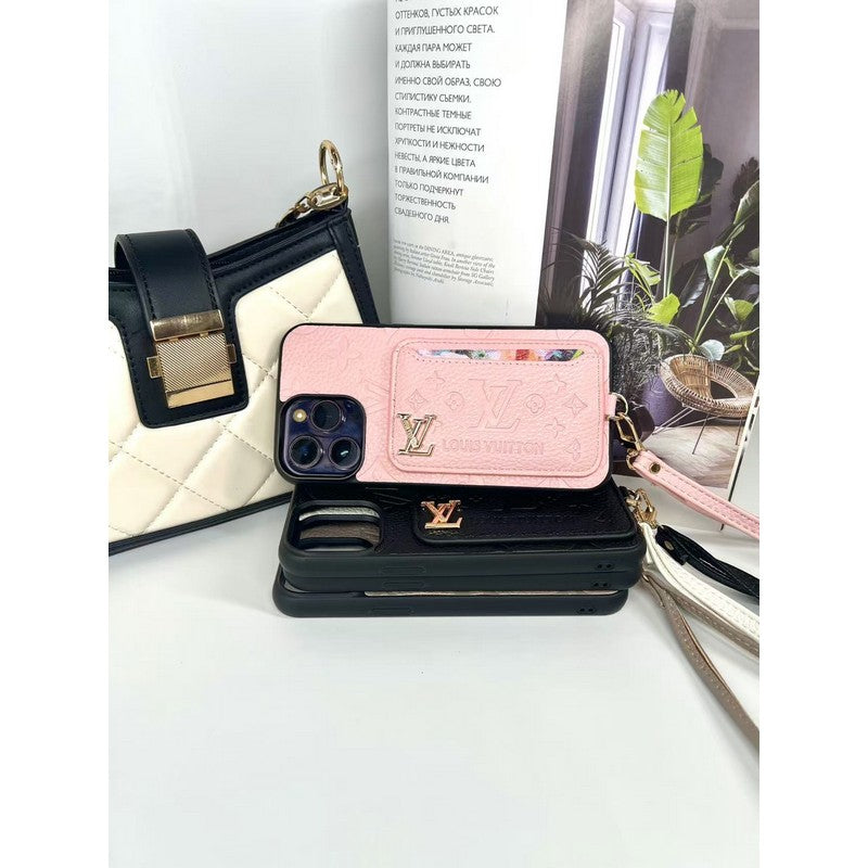 Lou Four Colors Card Bag Iphone Case