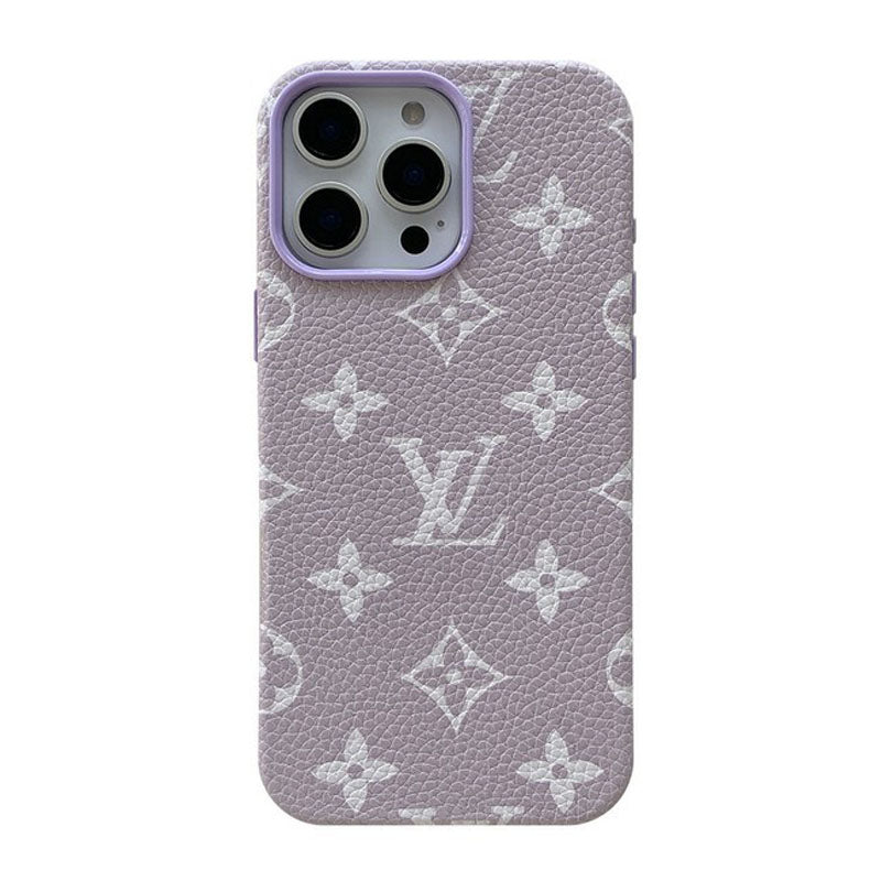 Lou leður iPhone mál