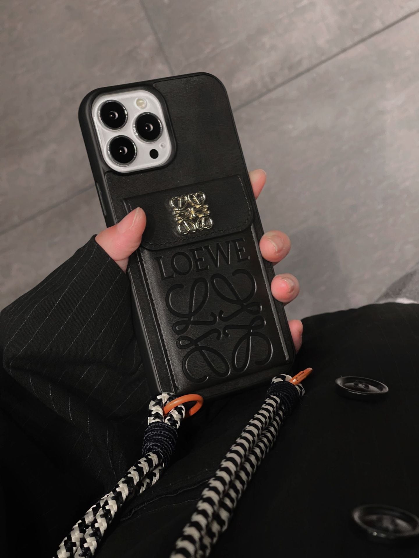 LOE Card Holder Leather iPhone -veske