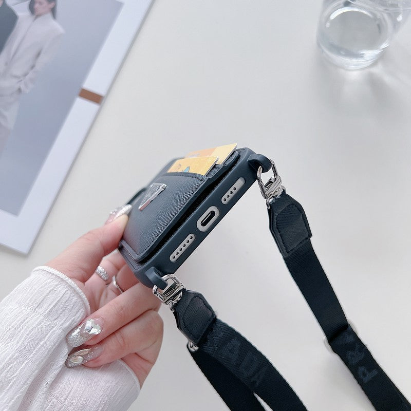 PRA -kortholderen CrossBody iPhone -sak