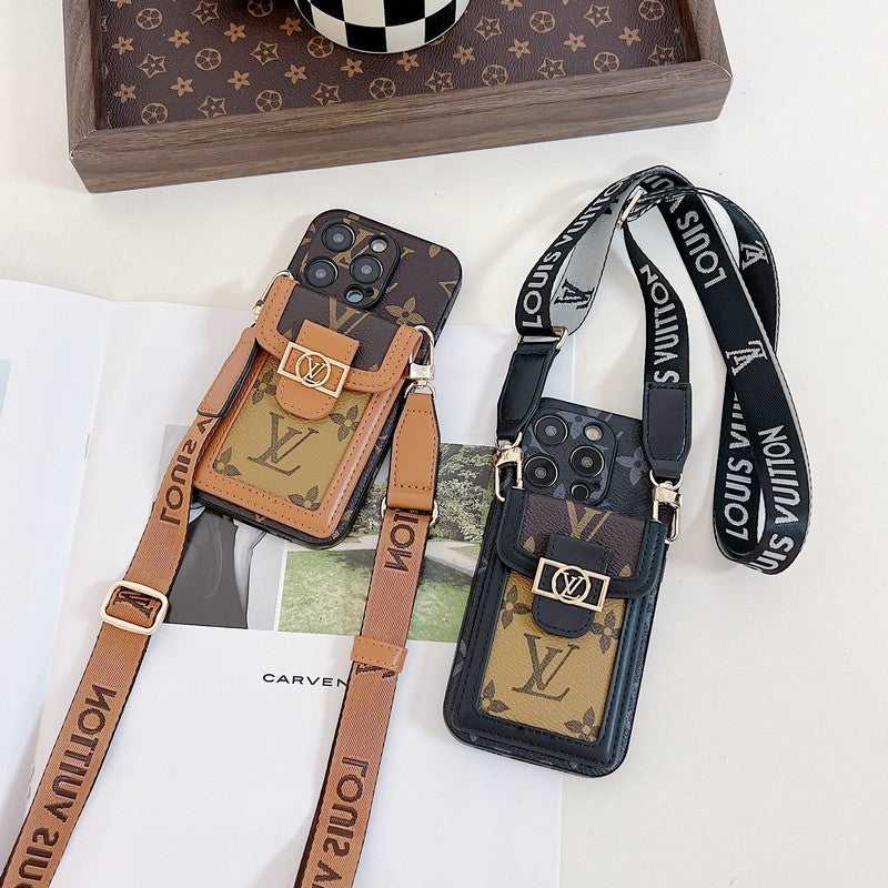 Lou Card Holder Crossbody iPhone -saken