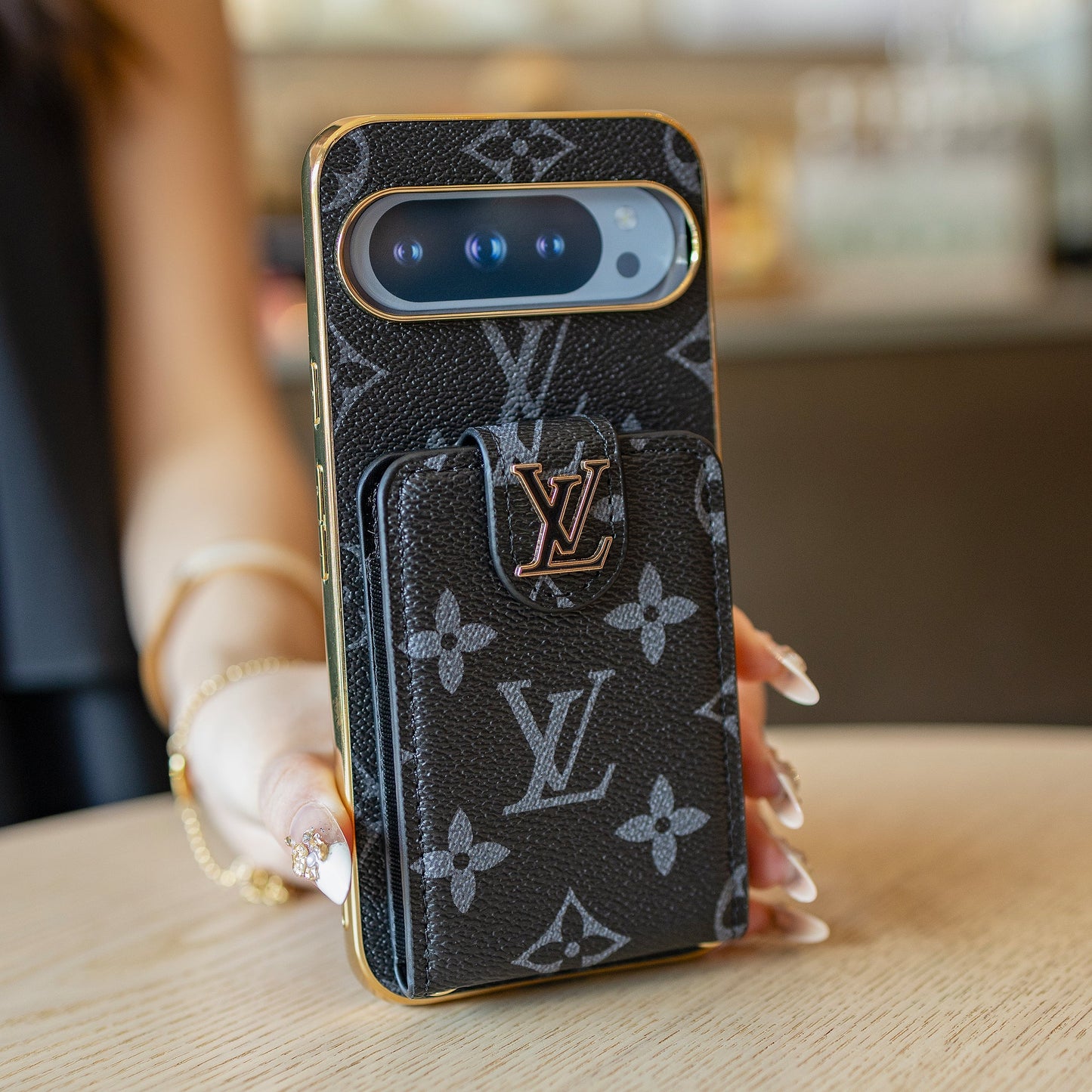 Luksuriøs lanyard Google Pixel -telefonveske