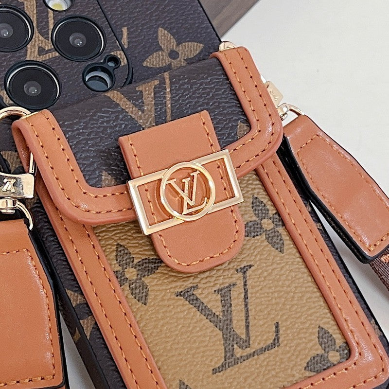 Lou Card Holder Crossbody iPhone -saken
