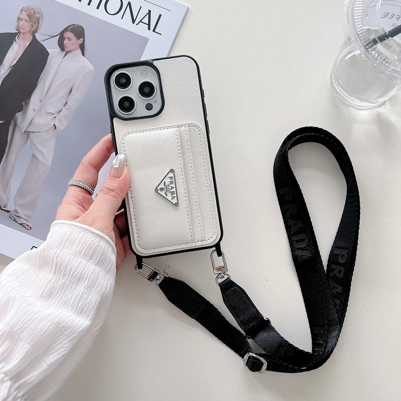PRA -kortholderen CrossBody iPhone -sak