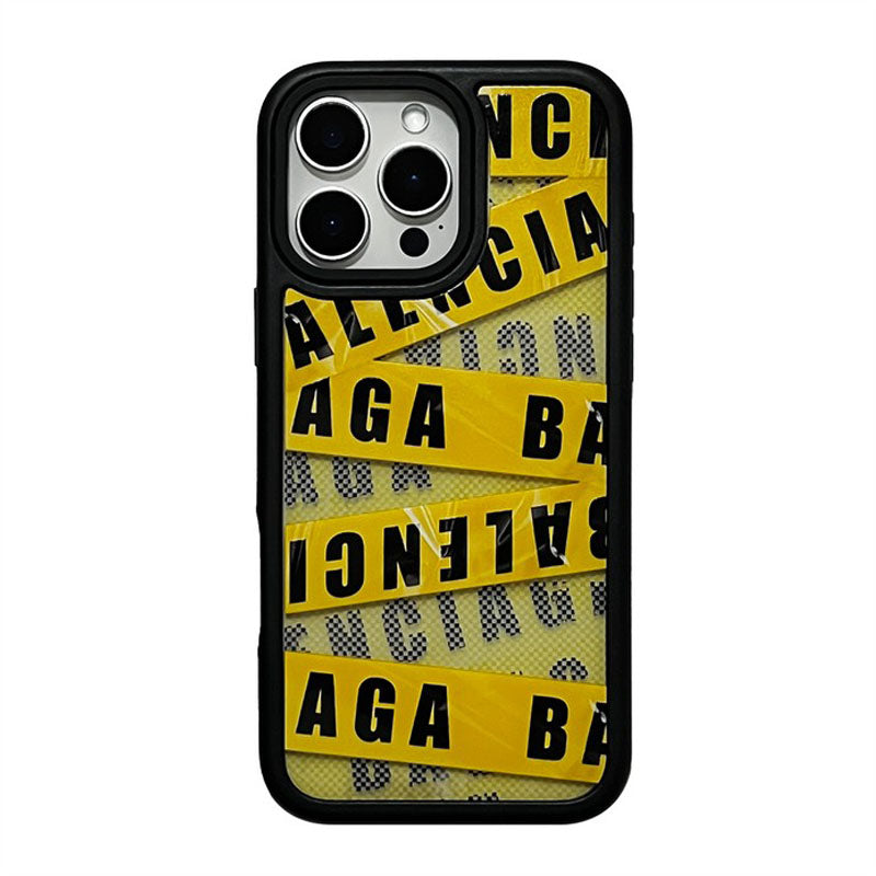 BB Amarelo & Capa vermelha para iPhone