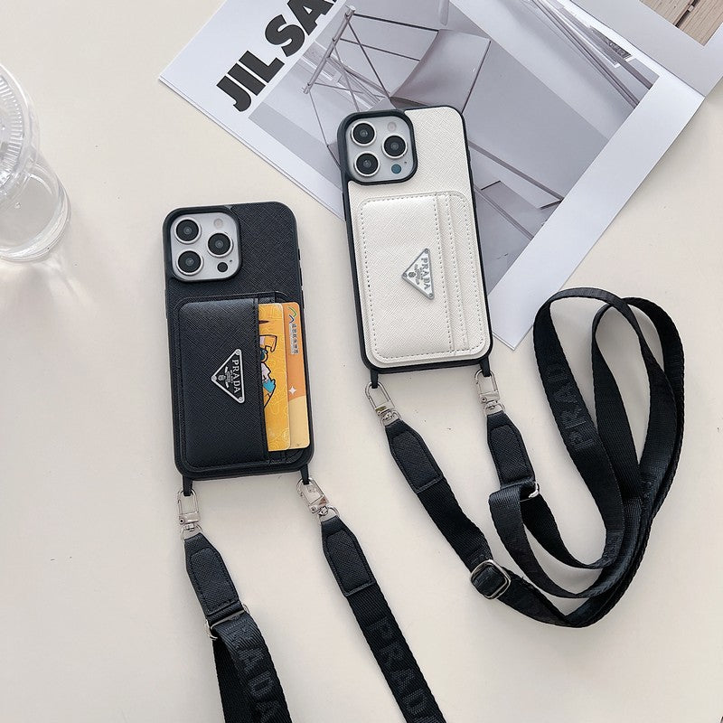PRA -kortholderen CrossBody iPhone -sak