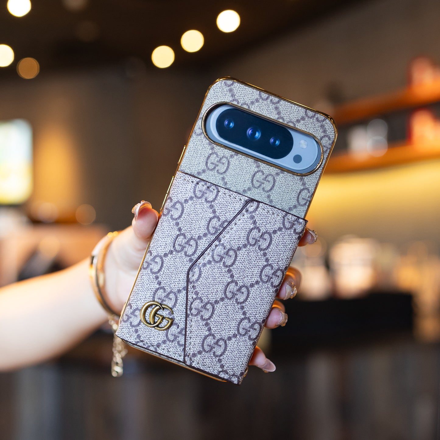 Luksuskortholderstil Google Pixel Phone Case