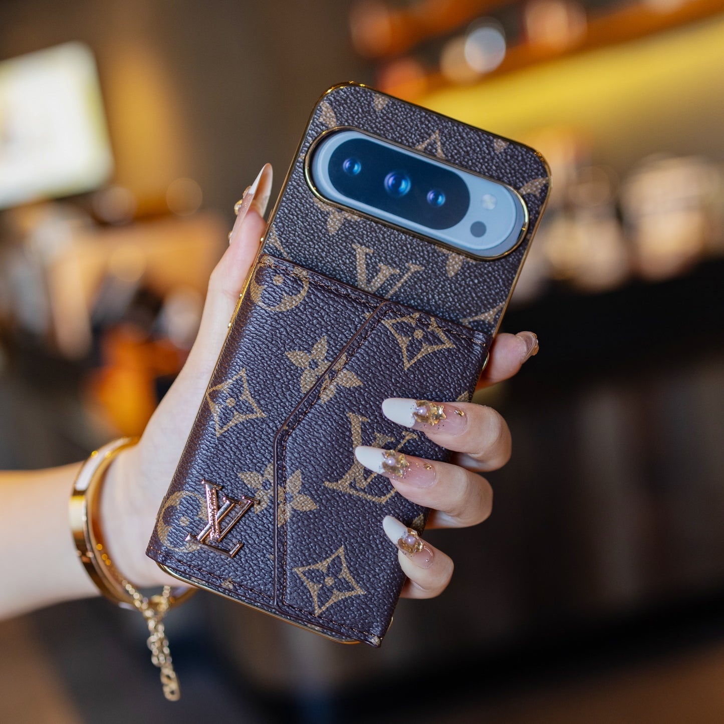 Luksuskortholderstil Google Pixel Phone Case