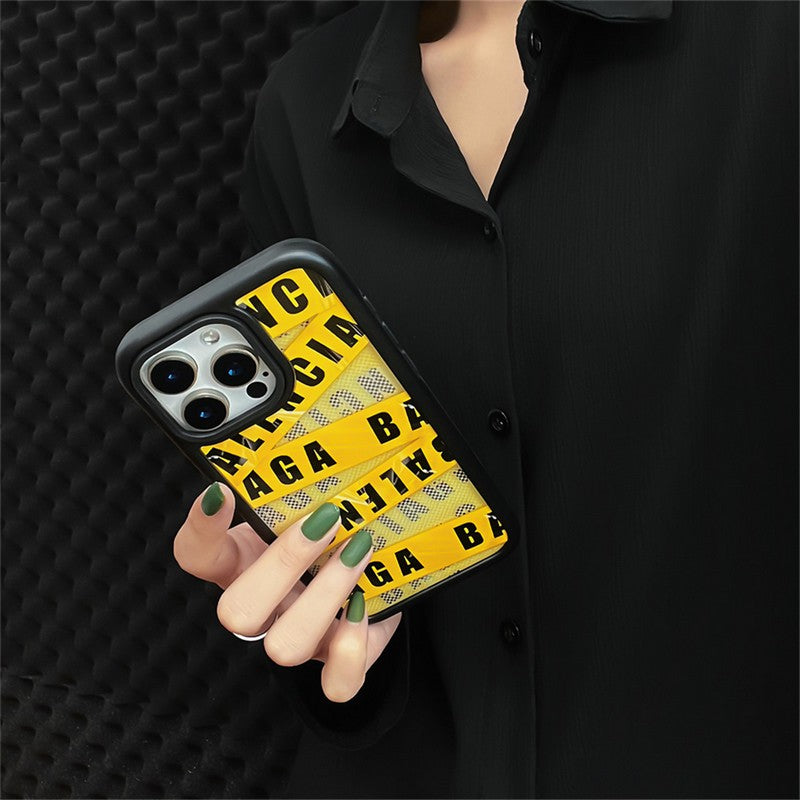 BB Amarelo & Capa vermelha para iPhone