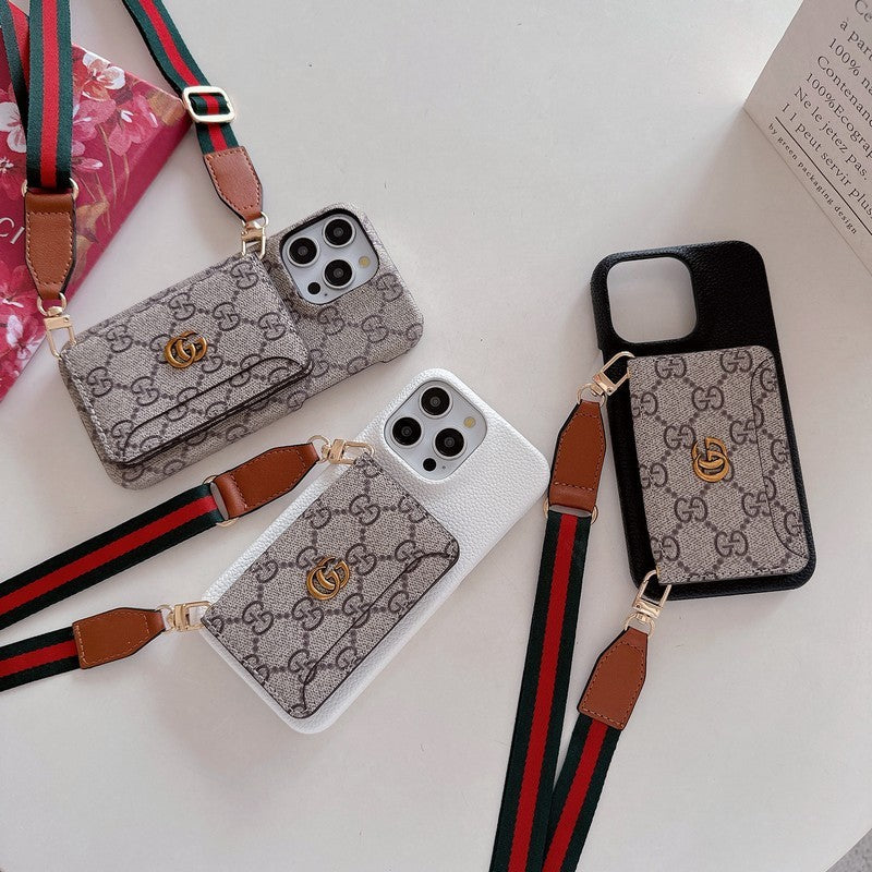 GG Card Saco Crossbody Classic iPhone Case