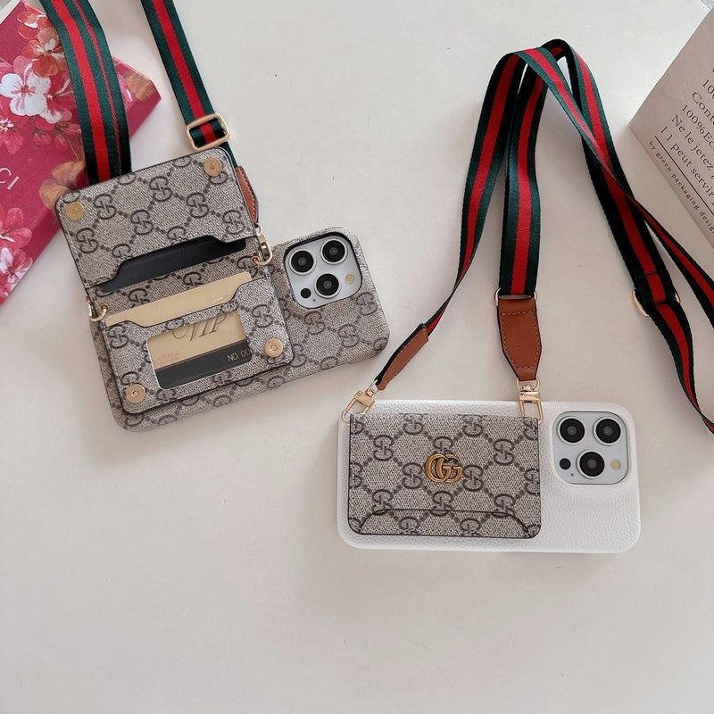 GG Card Saco Crossbody Classic iPhone Case