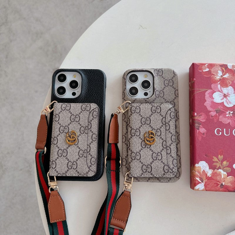GG Card Saco Crossbody Classic iPhone Case