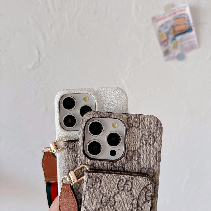 GG Card Saco Crossbody Classic iPhone Case