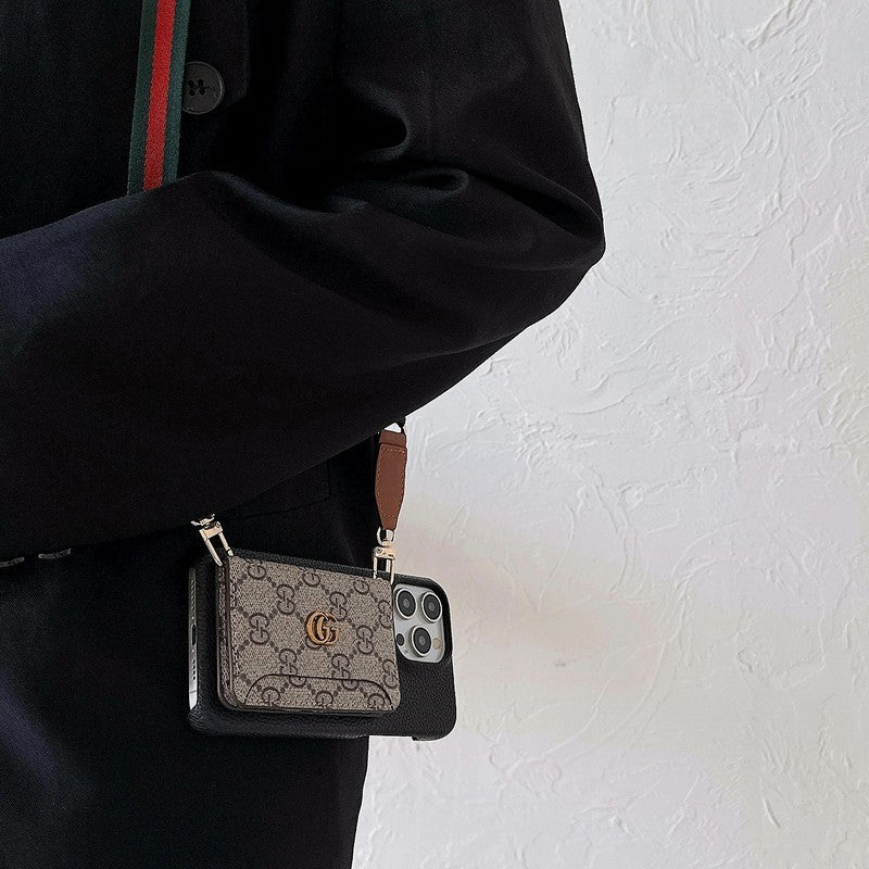 GG Card Saco Crossbody Classic iPhone Case