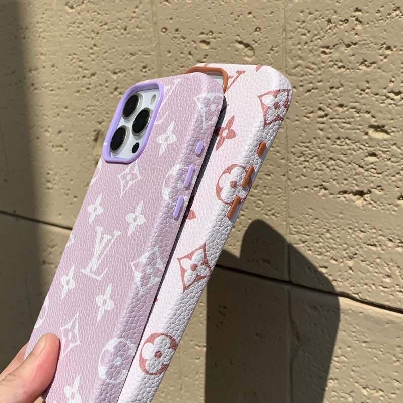 Lou leður iPhone mál