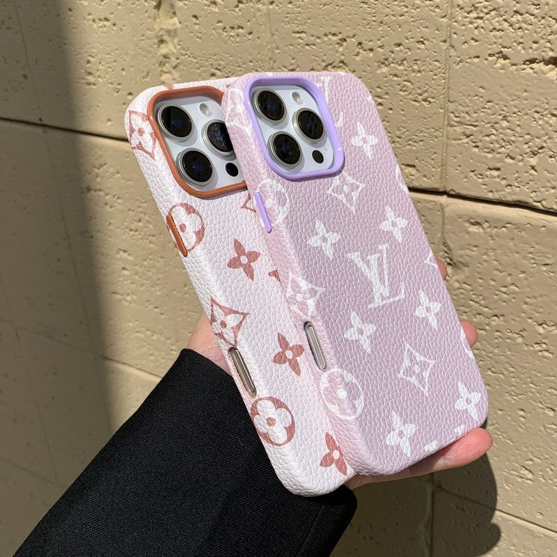 Lou leður iPhone mál