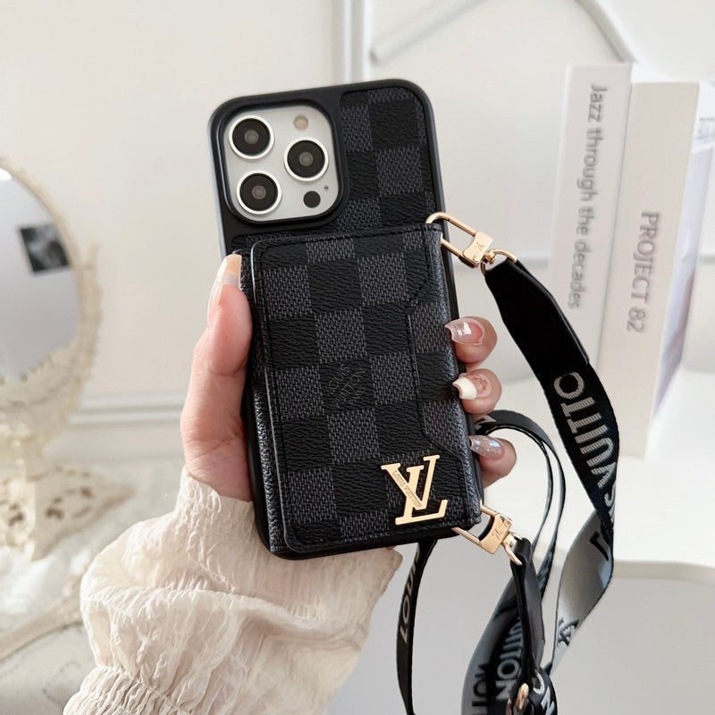 Lou sidekortpose Crossbody Color iPhone Case
